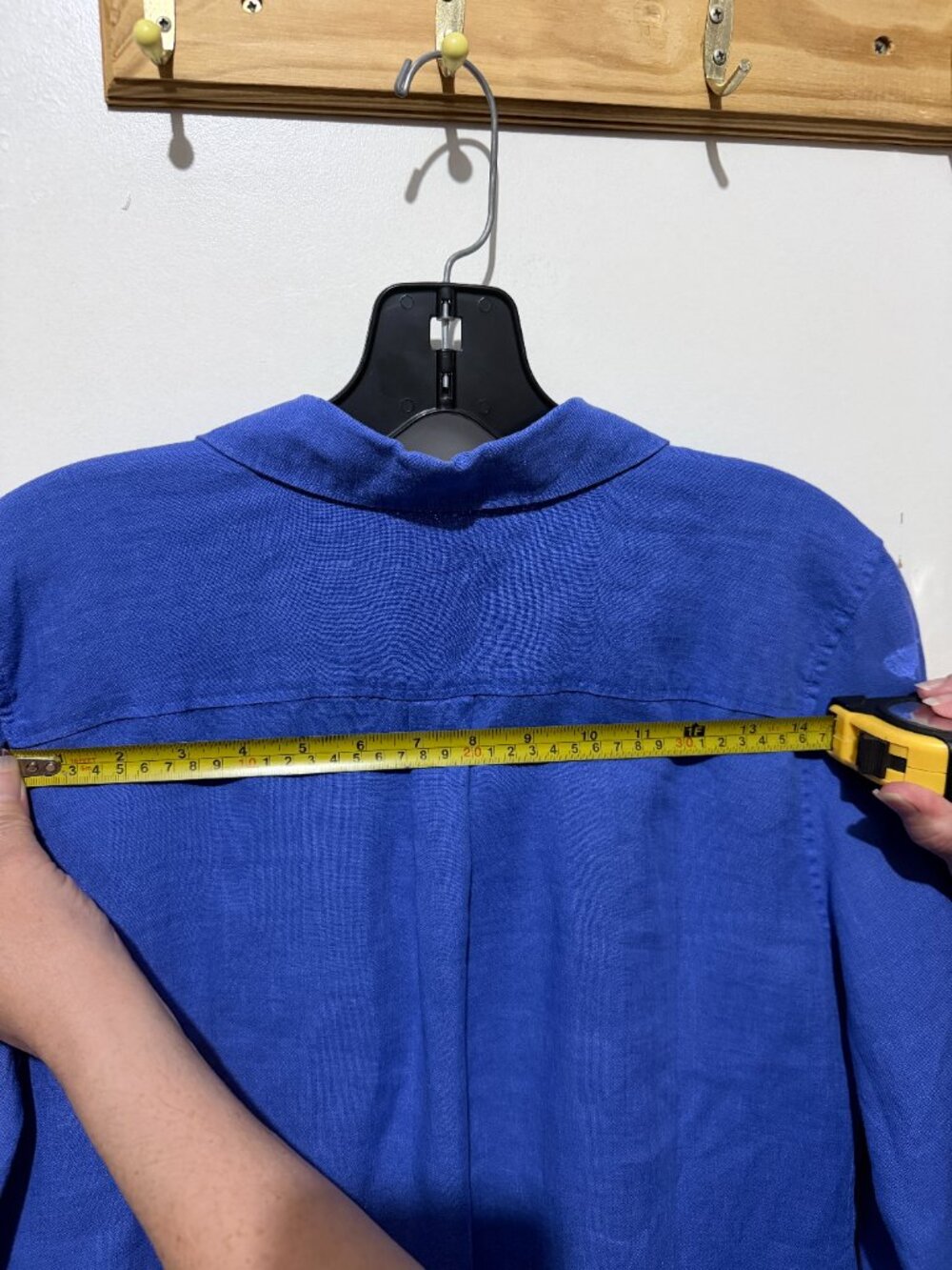 Chico's No-Iron Linen Button-Down Shirt (Dual Front Utility Pockets) - Picture 12 of 16